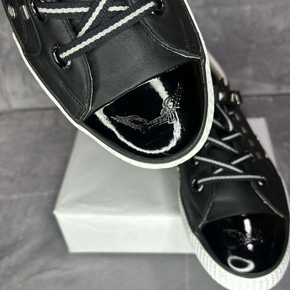 🔥🔥🔥 Robin’s Jeans Men's Nathan Black Sneaker Size: 11🔥🔥🔥 - Picture 9 of 14